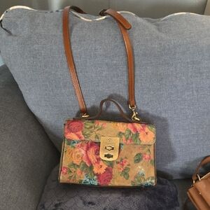 Patricia Nash Multicolor Floral Crossbody Bag